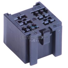 OMEGA 496412 Relay socket - 2x mini relay