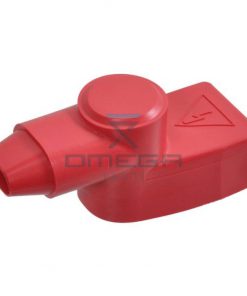 OMEGA 516340 Battery terminal cover (shield) Red
