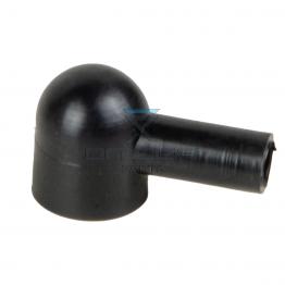 OMEGA 610134 Terminal cover - black - dia wire up to 8mm