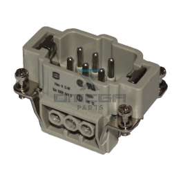 OMEGA 610350 Male insert plug 6-P screw