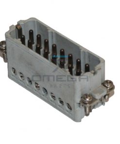 OMEGA 610662 Connector insert, male, screw, 16-32