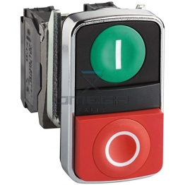 OMEGA 614528 Double head push button - red - green