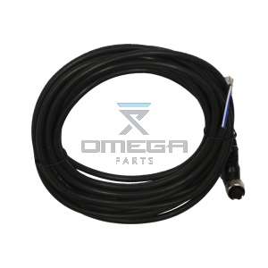 Omega Parts & Service 616718 Cable assembly - M12 connector - 5 mtr
