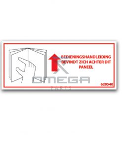 OMEGA 620540 Manual - behind this panel - NL