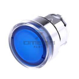 OMEGA 620578 Bush button - Blue - with signalling unit head