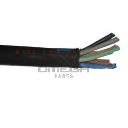 OMEGA 623260 Cable flex rubber - 5 x 2,5 mmq