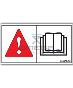 GMG 268472-EU GMG Decal read manual EU