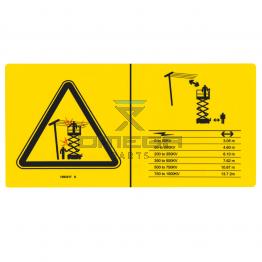 Genie Industries 1293217 Decal - electrical hazard