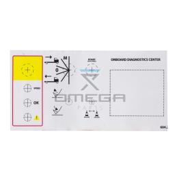 Omega Infra BV 684.244 Decal - control box - cone collector