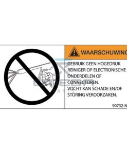 MEC Aerial Work Platforms 90732-NL Decal - steam cleaning - NL
