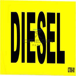 UpRight / Snorkel 027898-001 Decal Diesel