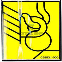 UpRight / Snorkel 058531-000 Decal lifting point