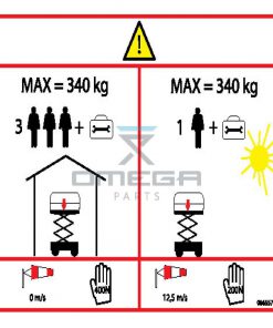 UpRight / Snorkel 066557-950 Max load 340 kg