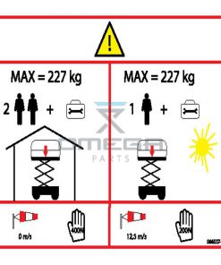 UpRight / Snorkel 066557-951 Max load 227 kg