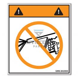 GMG 842004 Decal - NO water here